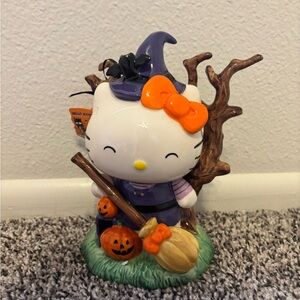 Hello Kitty Witch Figurine - Purple and Orange
